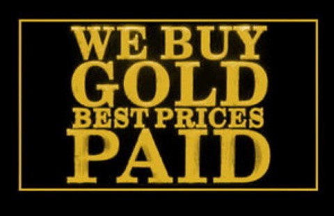 We Buy Gold Best Prices Paid LED Neon Sign